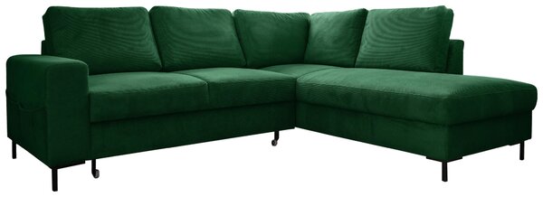 ROHOVÁ SEDAČKA, textil, smaragdově zelená MID.YOU - Sedací soupravy, Online Only