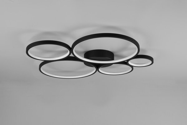 Trio 622610532 LED přisazené stropní svítidlo Rondo 1x49W | SMD | 5600lm | 3000K - 3 fázové stmívání, matná černá