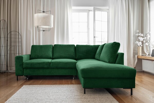 ROHOVÁ SEDAČKA, textil, smaragdově zelená MID.YOU - Sedací soupravy, Online Only
