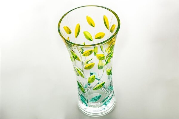 KŘISTÁLOVÁ VÁZA BOHEMIA PRESTIGE LAURUS SUMMER 300MM