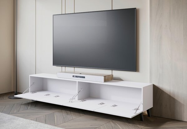 NÍZKÁ KOMODA, bílá, 190/40/32 cm P & B - Komody bílé, Online Only