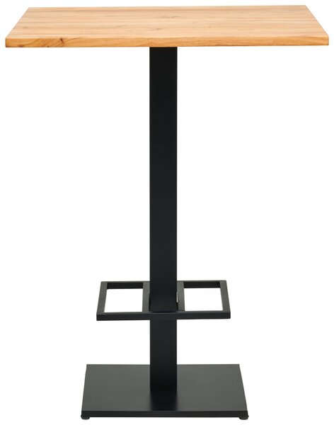 BAROVÝ STŮL, akácie, černá, barvy akácie, 80/105/80 cm MID.YOU - Barové stoly