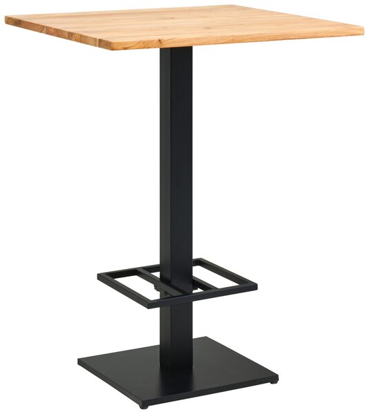 BAROVÝ STŮL, akácie, černá, barvy akácie, 80/105/80 cm MID.YOU - Barové stoly