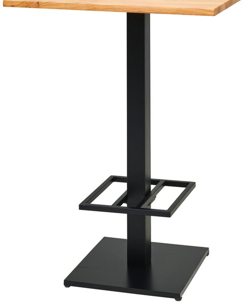 BAROVÝ STŮL, akácie, černá, barvy akácie, 80/105/80 cm MID.YOU - Barové stoly