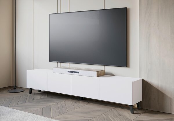 NÍZKÁ KOMODA, bílá, 190/40/32 cm P & B - Komody bílé, Online Only