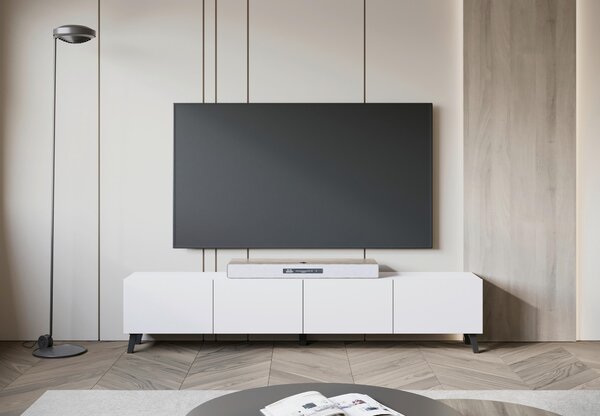 NÍZKÁ KOMODA, bílá, 190/40/32 cm P & B - Komody bílé, Online Only