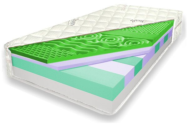 Eureka Sendvičová matrace „TOKIO” 18cm 80 x 200 Bílá sendvičové Standardni