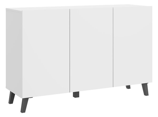 ŠIROKÁ KOMODA, bílá, 120/76/39 cm P & B - Online Only komody, Online Only