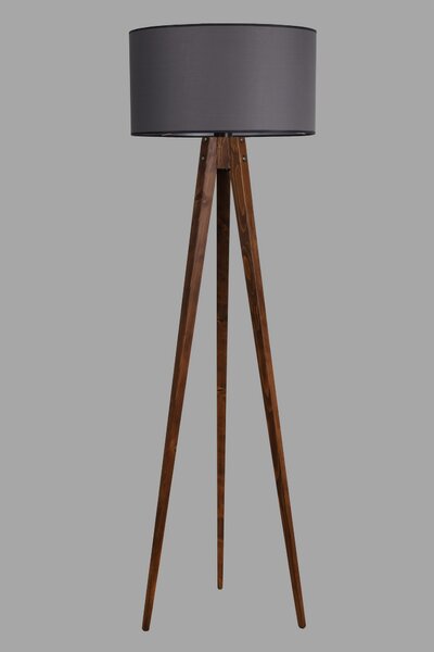 ASIR Stojací lampa LAMBADER ořech šedá