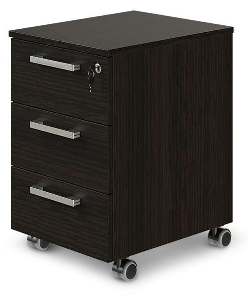 Mobilní kontejner TopOffice 40,8 x 50,4 cm, wenge