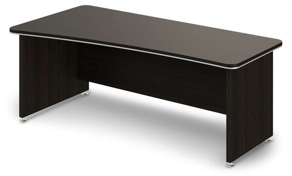 Ergonomický stůl TopOffice 200 x 100 cm, levý, wenge