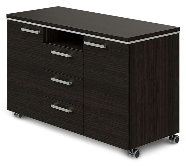 Mobilní kontejner TopOffice 120 x 50,4 cm, wenge