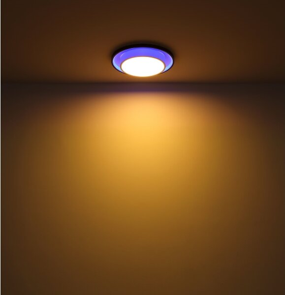 Globo 41390-21 - LED RGBW Stmívatelné stropní svítidlo MORGAN LED/21W/230V + DO