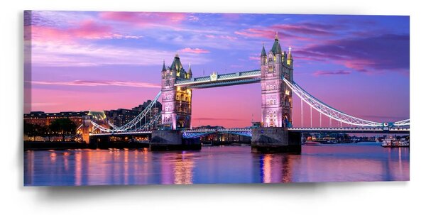Sablio Obraz Londýn Tower Bridge - 110x50 cm