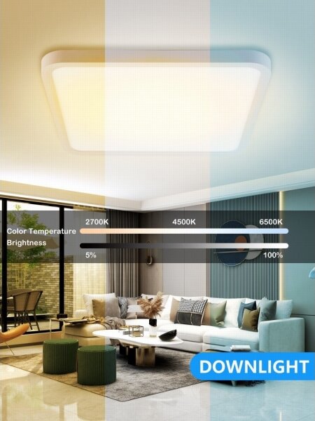 Immax NEO 07168-W40-LED RGB+CCT Stmívatelné svítidlo 50W/230V Wi-Fi Tuya bílá+DO