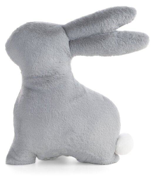 VELIKONOČNÍ POLŠTÁŘ RABBIT 35X39 CM STŘÍBRNÁ