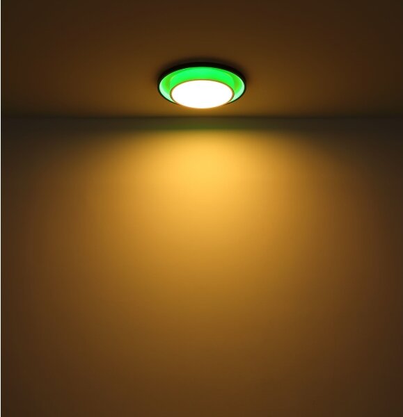 Globo 41390-21 - LED RGBW Stmívatelné stropní svítidlo MORGAN LED/21W/230V + DO