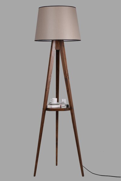 ASIR Stojací lampa LAMBADER ořech