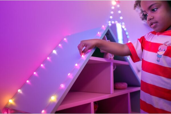 Twinkly TWKH100RGB-T - LED RGB Stmívatelný řetěz 100xLED 8 m USB Wi-Fi