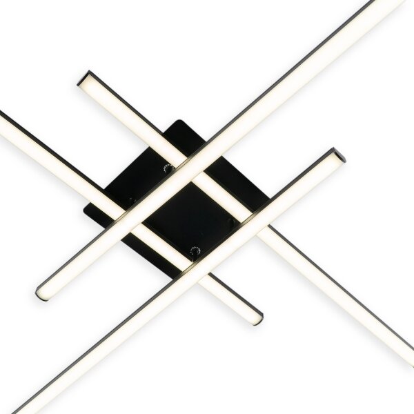 Brilagi - LED Stropní svítidlo STRIPES LED/37W/230V černá