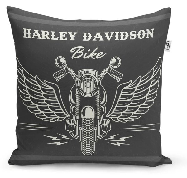 Sablio Polštář Harley-Davidson S křídly - 40x40 cm