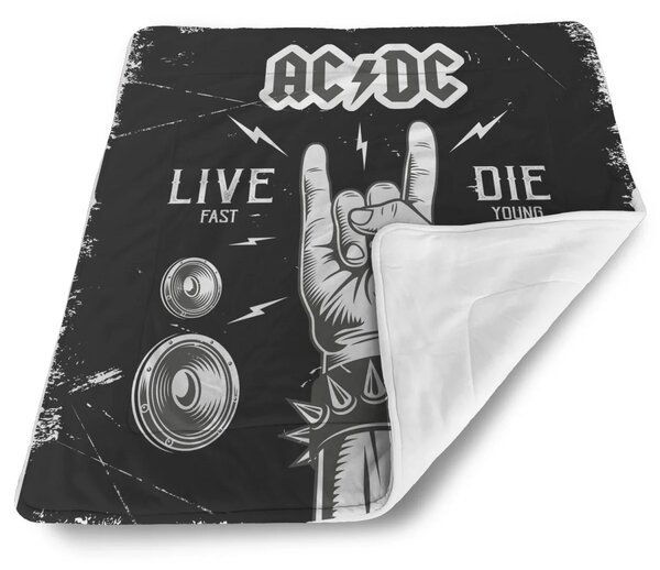 Sablio Deka pro miminko ACDC Live fast, die young - 80x100 cm