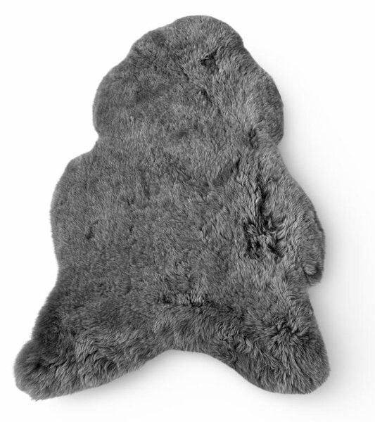 Islandská jehněčí kůže, šedá, barvená, střižený chlup, velikost II