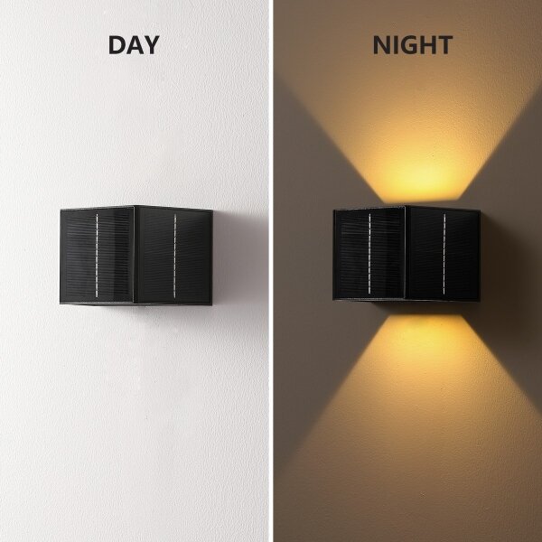 Brilagi - LED Solární nástěnné svítidlo SOLAR CUBE LED/2W/3,2V 1300 mAh IP54