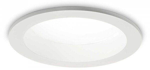 Ideal Lux 193434 LED zápustné stropní bodové svítidlo Basic wide 1x30W | 3150lm | 4000K | IP44 - bílá