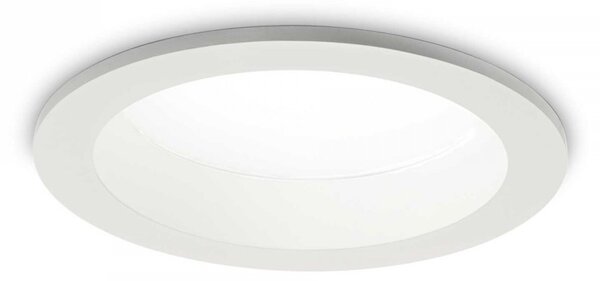 Ideal Lux 193533 LED zápustné stropní bodové svítidlo Basic wide 1x20W | 1900lm | 3000K | IP44 - bílá