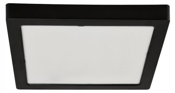 LED stropní svítidlo pro přisazenou montáž 24W 2640lm 4000K Černý čtverec