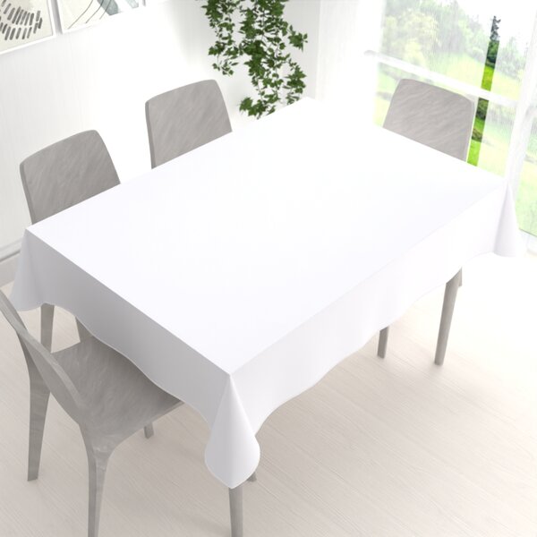 Biante Dekorační obdélníkový ubrus Rongo RG-031 Studený bílý 50x100 cm