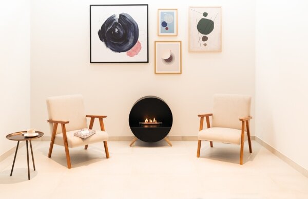 Planika Bubble Wall & Floor BEV - BIO krb na dálkové ovládání 72,6x65 cm 2,5kW