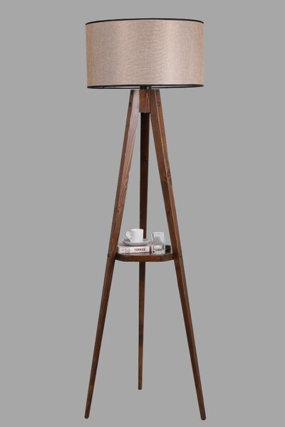 ASIR Stojací lampa LAMBADER ořech