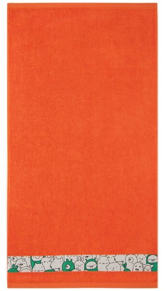 DARRÉ Bavlněný ručník Ufo - oranžová Velikost: ručníček 30 x 50