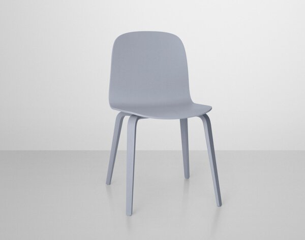 Muuto Židle Visu, wood base, grey, STK