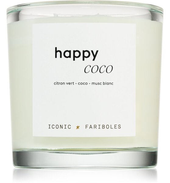 FARIBOLES Iconic Happy Coco vonná svíčka 400 g