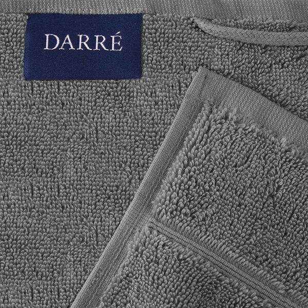 DARRÉ Ručníky a osušky COMFORT DI CASA NUO - tmavě šedá Velikost: ručníček 30 x 50