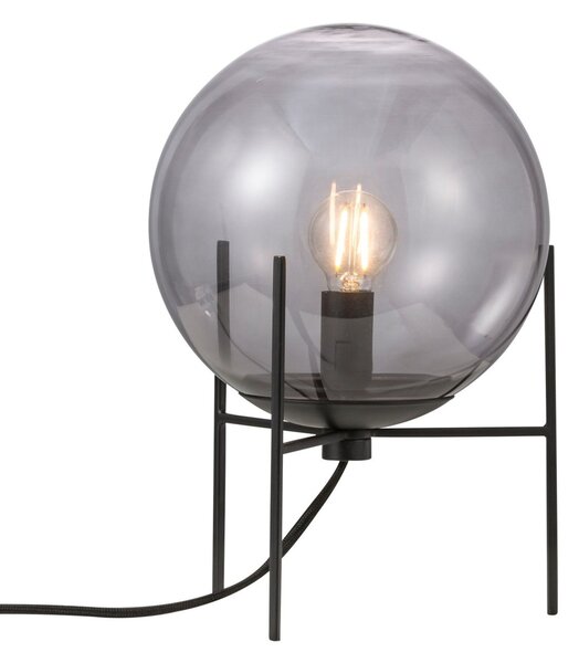 NORDLUX stolní lampa Alton 15W E14 černá kouřová 47645047
