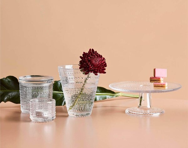 Iittala Svícen na čajovou svíčku Kastehelmi, clear