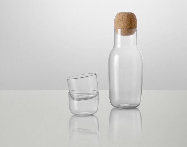 Muuto Sklenice Corky Glasses Low 4ks, clear