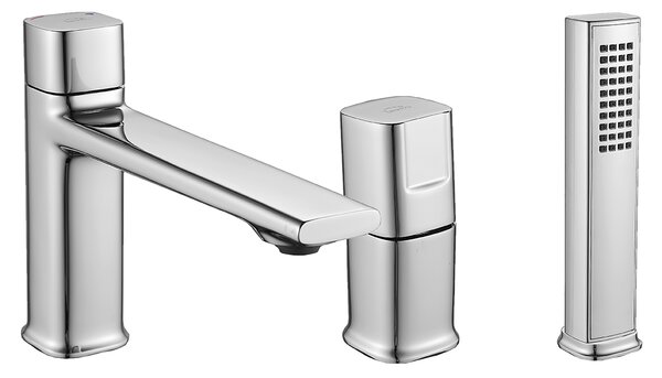 Laveo Tores, 3-otvorová vanová baterie, chromová, LAV-BVT_013D