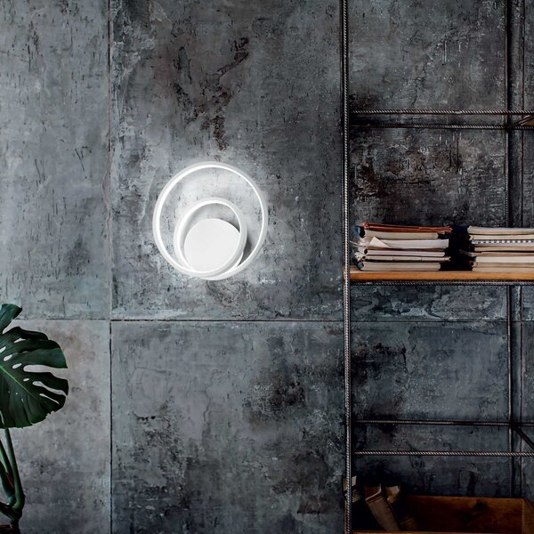 Ideal Lux 253695 LED nástěnné svítidlo Oz 1x30W | 3000lm | 3000K - bílá