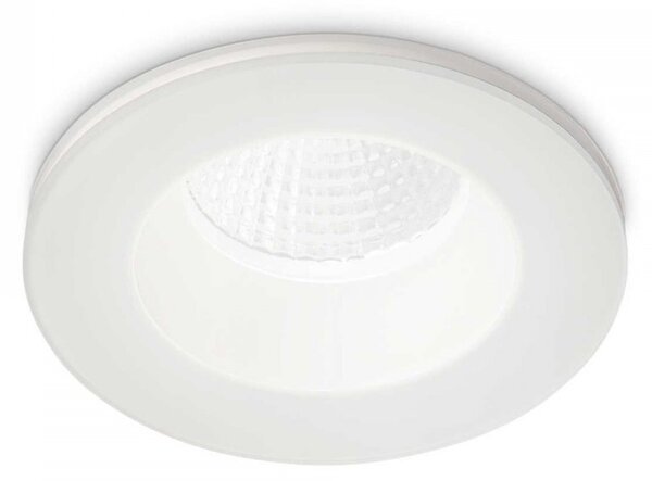 Ideal Lux 252025 LED zápustné bodové svítidlo Room-65 1x8W | 800lm | 3000K | IP65 - bílá