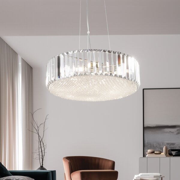 Brilagi - LED Křišťálový lustr na lanku GLAMOUR 5xG9/42W/230V