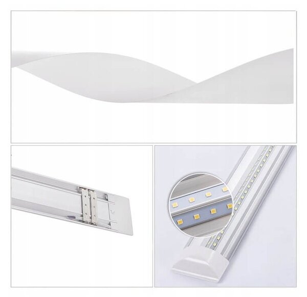ECOLIGT LED hranolové svítidlo 120cm 6500K
