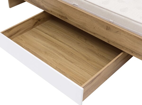 Jednolůžková postel 90 cm BRW Zele LOZ90