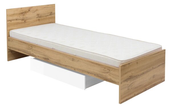 Jednolůžková postel 90 cm BRW Zele LOZ90. 702289