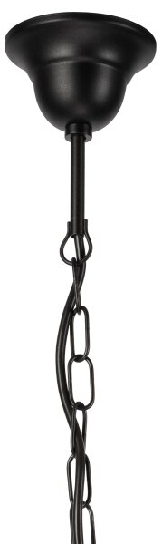 Lustr na řetězu DONATO 3xE14/40W/230V černá