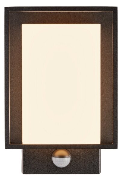 NORDLUX venkovní nástěnné svítidlo se senzorem Nestor sensor 8W LED černá 49051503
